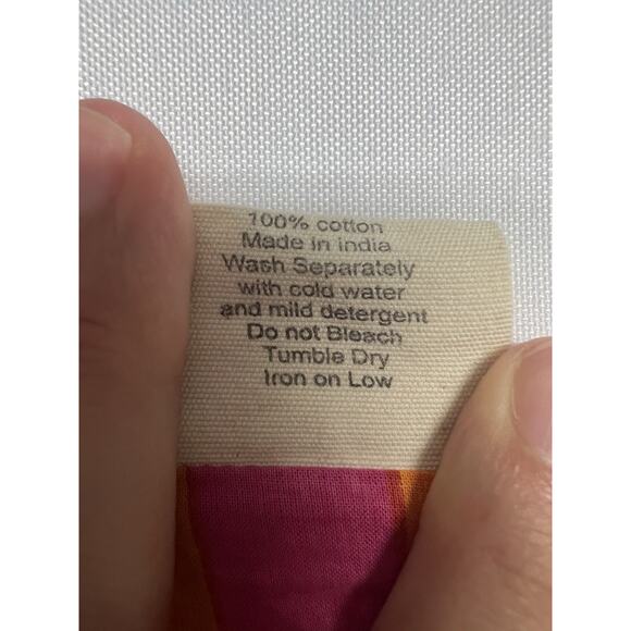 Indacorify Tiger Print Kaftan Beach Cover Up Cotton Indian Resortwear Pink - Picture 8 of 11